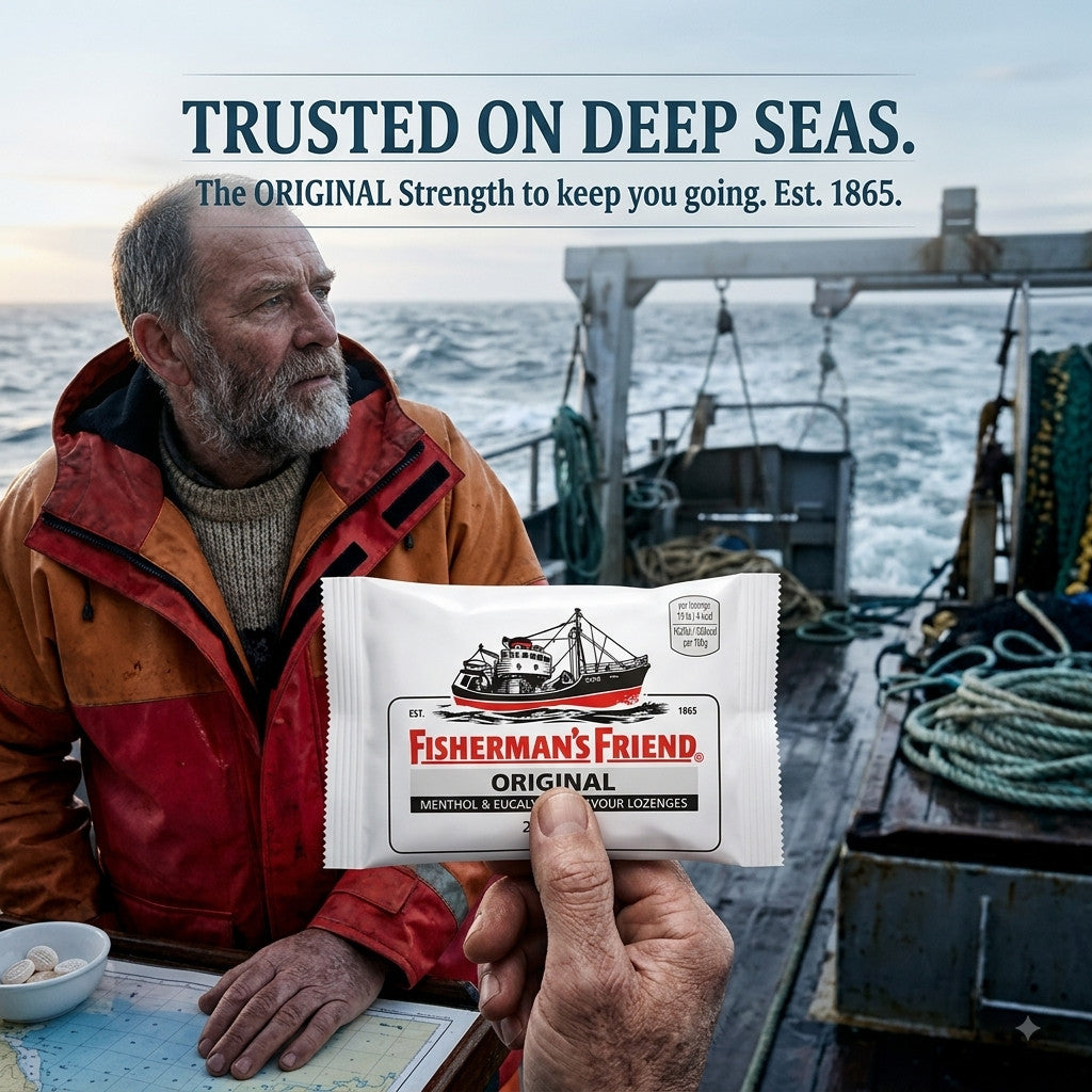 Fisherman's Friend Original Lozenges 25g x 24 | Menthol & Eucalyptus